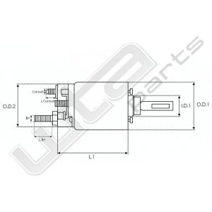 Startrelais OEM Bosch 12 volt