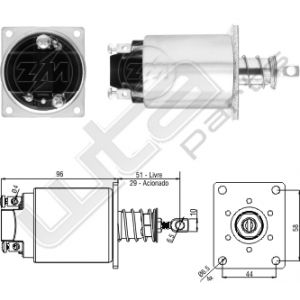 Startrelais ZM 12V