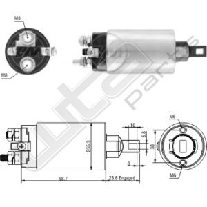 Startrelais 12V Mitsubishi