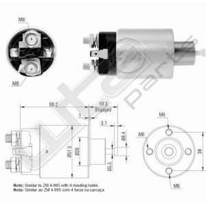 Startrelais ZM 12V