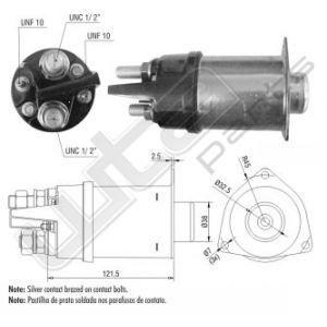 Startrelais ZM Massa vrij 24 volt