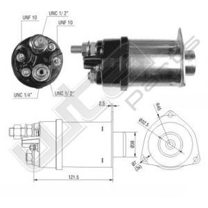 Startrelais ZM Massa vrij 12 volt