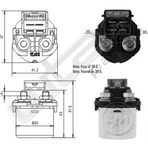 Startrelais ZM 12V