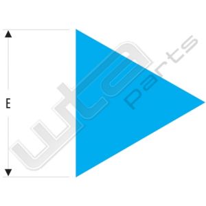 Facom sls triangle file 2nd cut 200mm handle