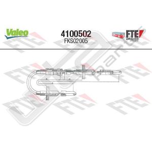 Valeo fks02005 - clutch cable