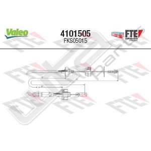 Valeo fks05015 - clutch cable