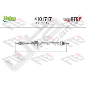 Valeo fks17017 - clutch cable