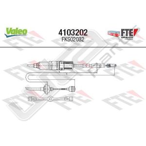 Valeo fks02032 - clutch cable