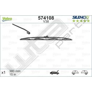 Valeo Silencio Wiper Standard LHD RHD V38 x1