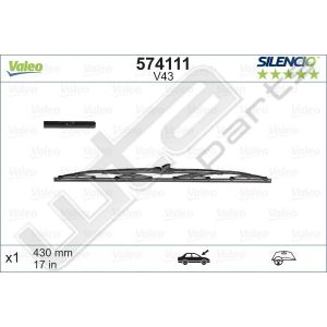 Valeo Silencio Wiper Standard LHD RHD V43 x1