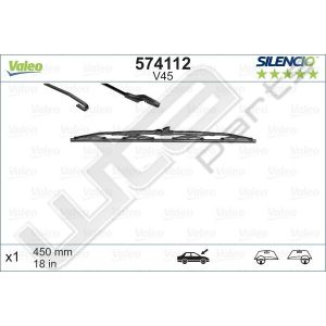 Valeo Silencio Wiper Standard LHD RHD V45 x1