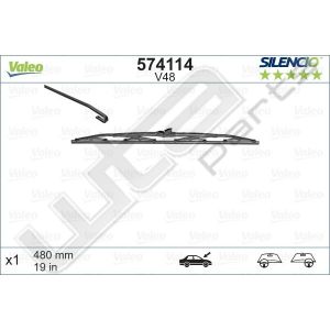 Valeo Silencio Wiper Standard LHD RHD V48 x1