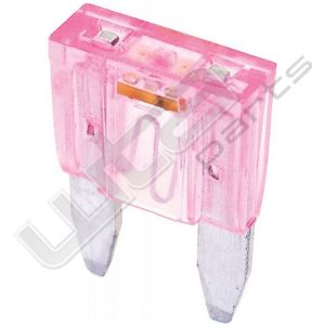 Zekering mini LED 4A pink 5 stuks